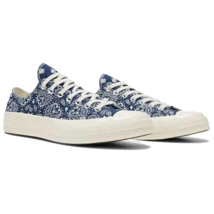 Converse Chuck 70 Low Paisley Women Sneakers Blue Navy White A15751C