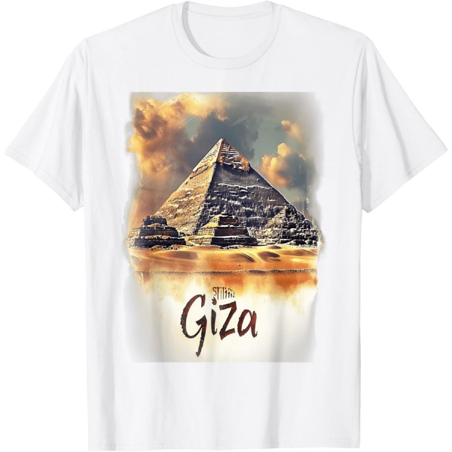 Гиза Египет Пирамида Древнеегипетская История Сувенир Путешествие Футболка S