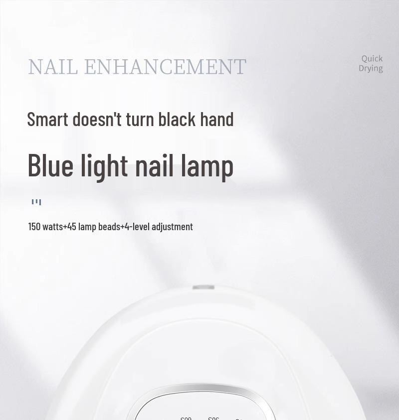 Quick-Dry Induction Nail Lamp: Salon-Grade Phototherapy Machine for Gel Polish—No Darkening of Hands