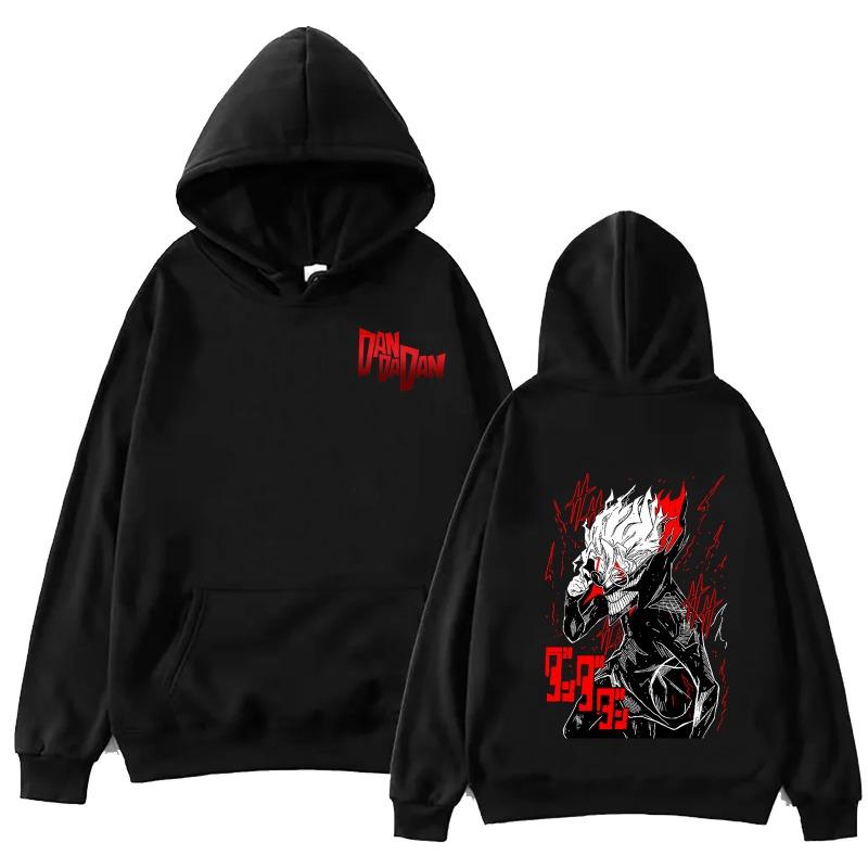 Dandadan Okarun Japanese Animation Hoodies Men Fashion Long Sleeve Sweatshirts Women Harajuku Streetwear Sudaderas