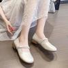 Late evening breeze gentle shoes flat single shoes women's 2025 new summer Mary Jane shoes with skirts soft soles pregnant women