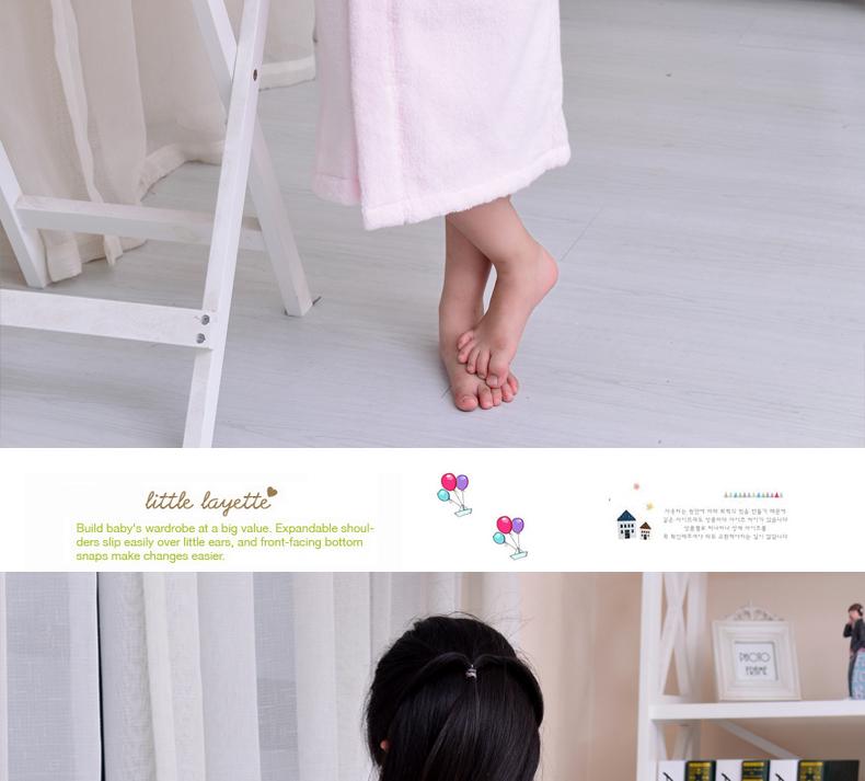 HaileyPure Cotton Kids' Thick, Soft, Absorbent Bathrobe Pajamas
