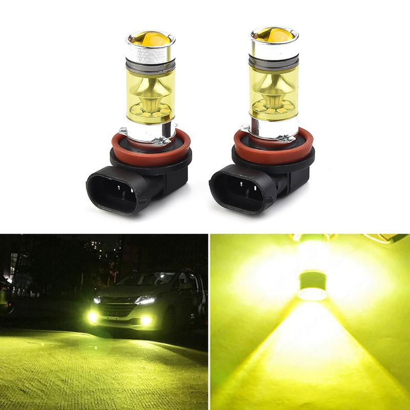 

Useful High Quality Bulbs Fog Light Fog Bulbs 1500LM Yellow 2pcs 4300K Parts Replacement 100W 2 Piece Accessory