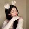 Cute Bunny Ears Plush Hair Hoop Cosplay Rabbit Plush Bunny Ears Headband Photography Props Party Supplies Hair Accessories