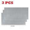3PCS Blocks Base Plate 32x32 32x16 Dots Baseplate Classic Building Bricks MOC Parts for City Figures Children Toy