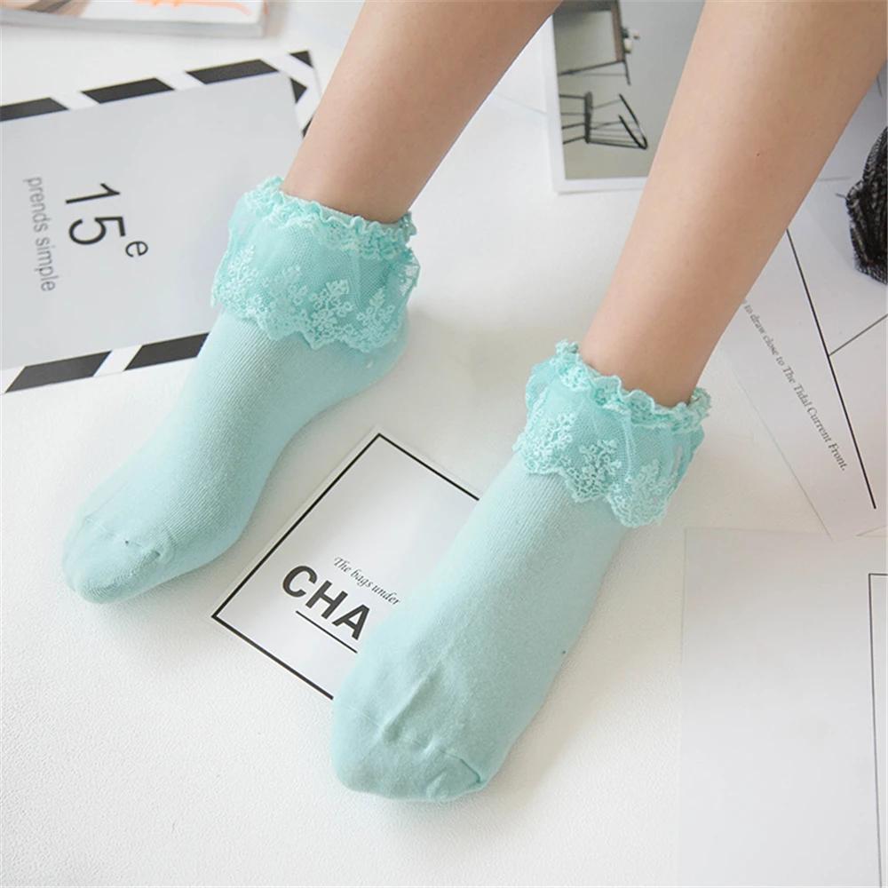 Dropship Alert! Adorable Women's Lace Ruffle Frilly Short Socks In Cute Princess Lolita Style