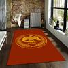 Roman Eagle SPQR Carpet Design in Red and Gold, Historical Style Suitable for use as an anti-slip for living room bedroom sofas