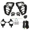 ABLZ-Car LED Fog Light Lamp Cover Grill Frame Wire Switch Bracket 1 Set For Nissan NV350 Urvan  Caravan Micro-Bus