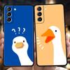 Cute Goose Duck Game Phone Case for Samsung Galaxy S24 S23 S22 S20 S21 FE Ultra S24 S23 S10 S10E S9 S8 Plus 5G Silicone Shell