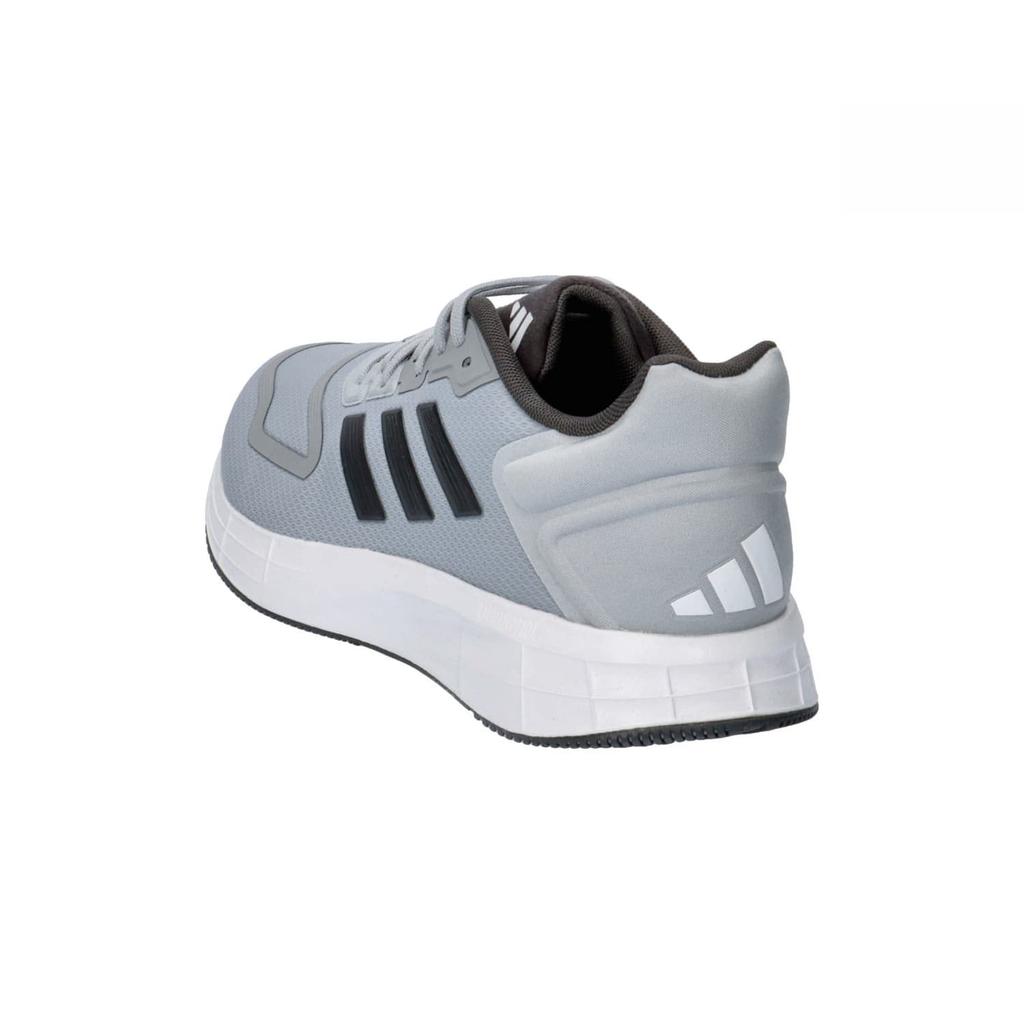 Adidas Duramo 10 Running Halo White Size cm Men's Shoes, Silver/Carbon/Footwear (HP2381), 24.5