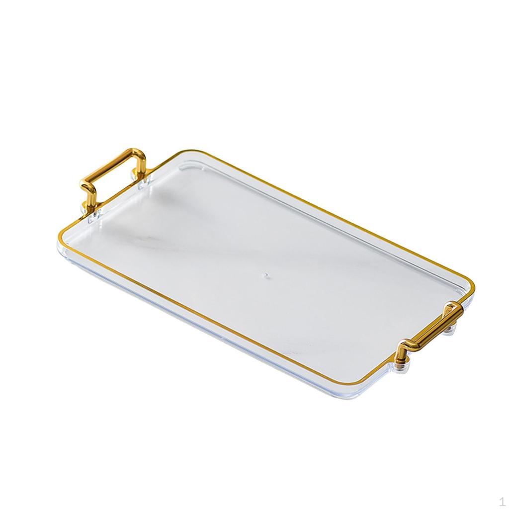 Nordic Style Farmhouse Serving Tray Food Cup with Handles Trinkets Keys Storage