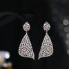 Orecchini Pendenti Lunghi in Argento Sterling S925 Zircone Stile Lusso Leggero 2026