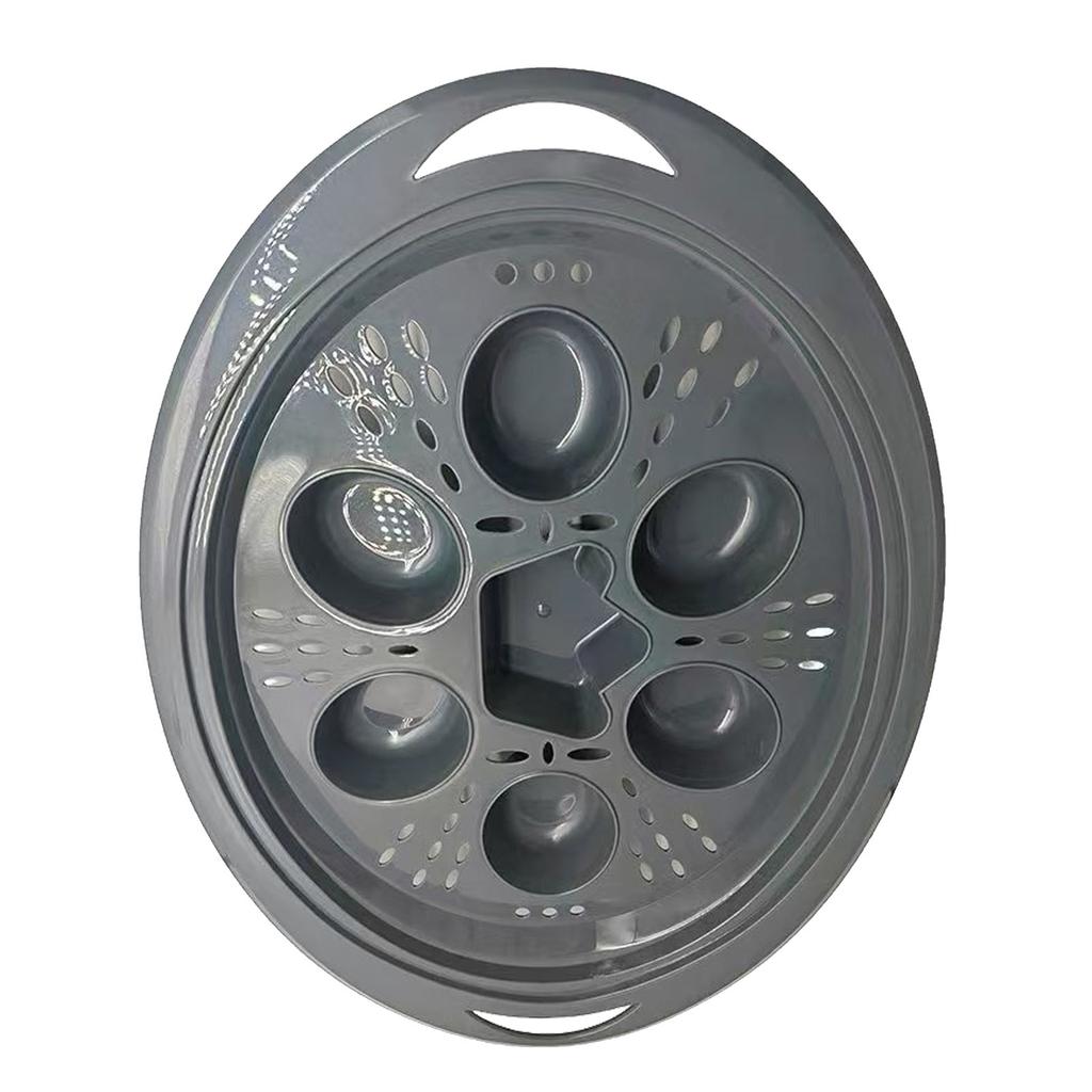 Mikrowellen-Eierpochier-Einsatz Passend für TM5 TM6 TM31 7 Tassen Pochiertes Ei Koch-Gadget für die Küche