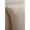 Coussin déhoussable avec passepoil 50 x 50 cm Polyester fils teints jacquard "Elios" Le fil d'Ariane