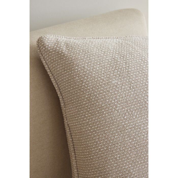 Coussin déhoussable avec passepoil 50 x 50 cm Polyester fils teints jacquard "Elios" Le fil d'Ariane