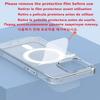 Luxury Clear Magnetic Case for MagSafe for iPhone 16 Plus 16 Pro Max Case With Camera Touch Buttons Case Wireless Charging Cover