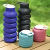 Creative Silicone Collapsible Cup - Ultra-Thin Portable Sports Water Bottle for Cycling & Outdoor Travel