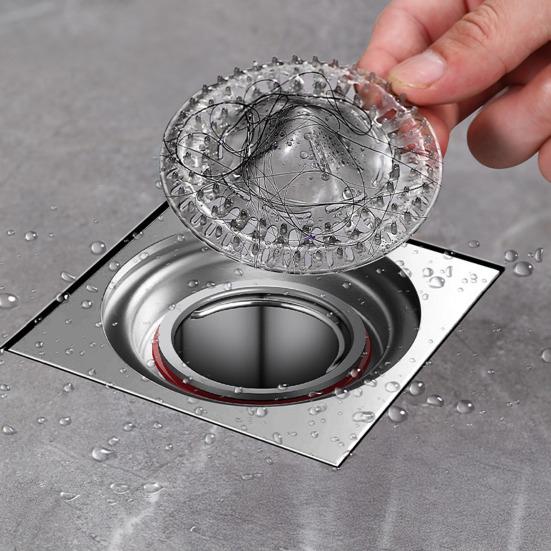 20 Stück Bodenablaufabdeckung Berg Design Einfache Installation Haarstopper Badezimmer Küchenspülen Bodenablauf Lösung