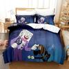 3D Printed Cuphead Show Bedding Set Printed Bed Set With Pillowcase Bed Duvet Cover Soft Single Double Queen Super King Size