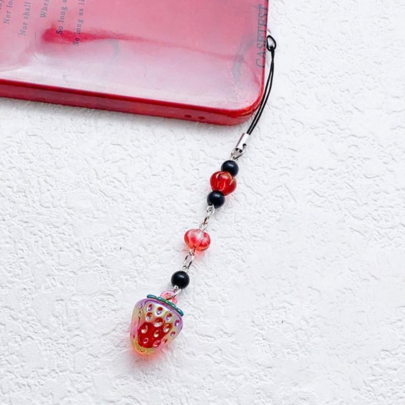 Lovely Beaded Bowknot Phone Strap Charm Pendant with Star Accents Sturdy Handbag Adornment Craft Supplies for Girls