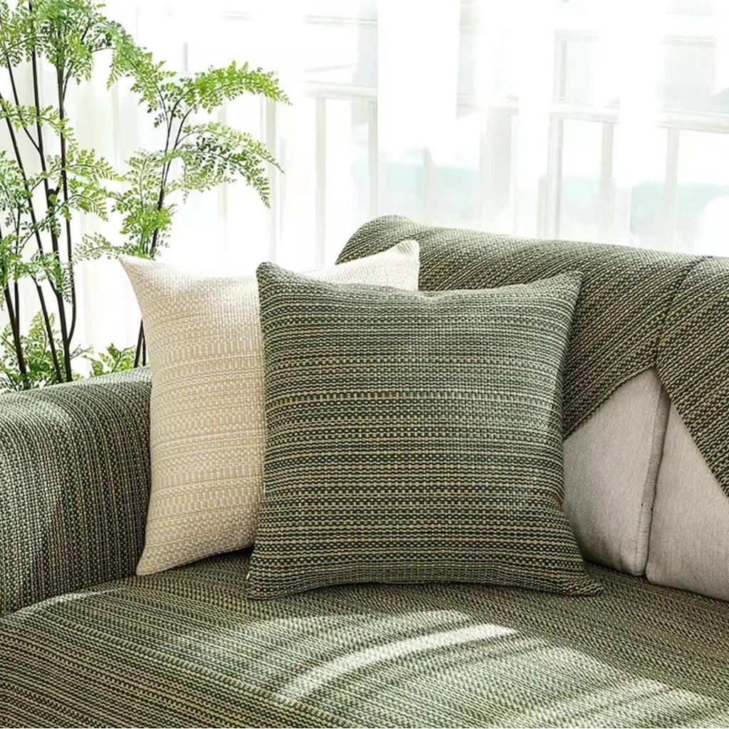 Cotton Linen Sofa Cushion Universal All Season Non-Slip Seat Pad Modern Simple Design Cat Scratch Resistant Summer Use