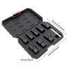 8pcs Wheel Lug Nut Remover Set – Heavy Duty Damaged/Locked/Rusty Bolt Extractor Tool Kit – Universal Fit for Cars, Trucks & SUVs