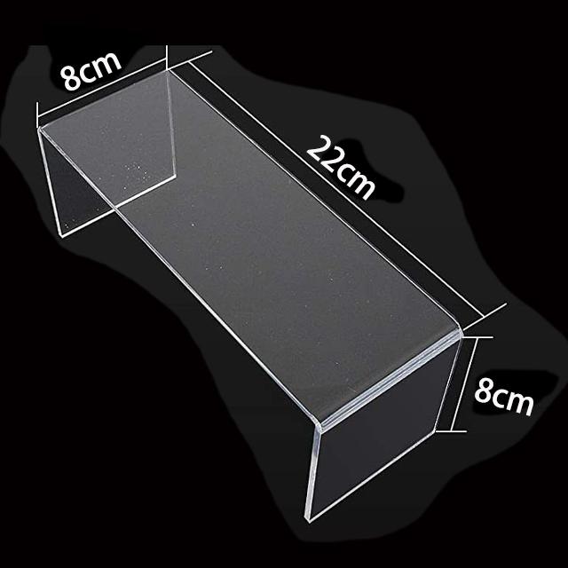 Clear Acrylic Display Riser Stand Jewelry Display Shelf Cupcake Stand Showcase Fixtures for Candy Dessert Figures Collections