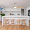 USA In Stock 52 Inch Nordic Ceiling Fan Outdoor Ceiling Fan with Light Modern Ceiling Fan with Light and Remote Control