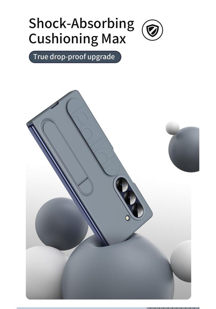 Etui do Samsung Galaxy Z Fold7/6: Zintegrowana podstawka, folia i pasek na nadgarstek do Fold5/4.