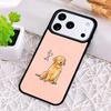 Cartoon Golden Retriever Dog Phone Case for iPhone 17 Air 16 15 11 12 14 13 Pro Max Shockproof Cover