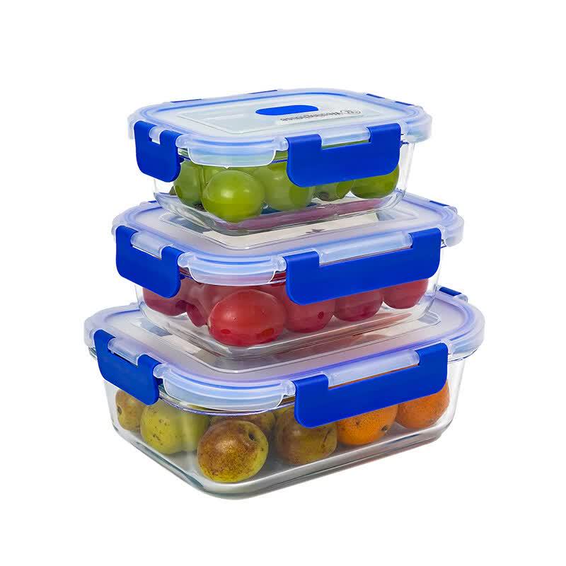 Westinghouse High Borosilicate Glass Food Storage Container Set