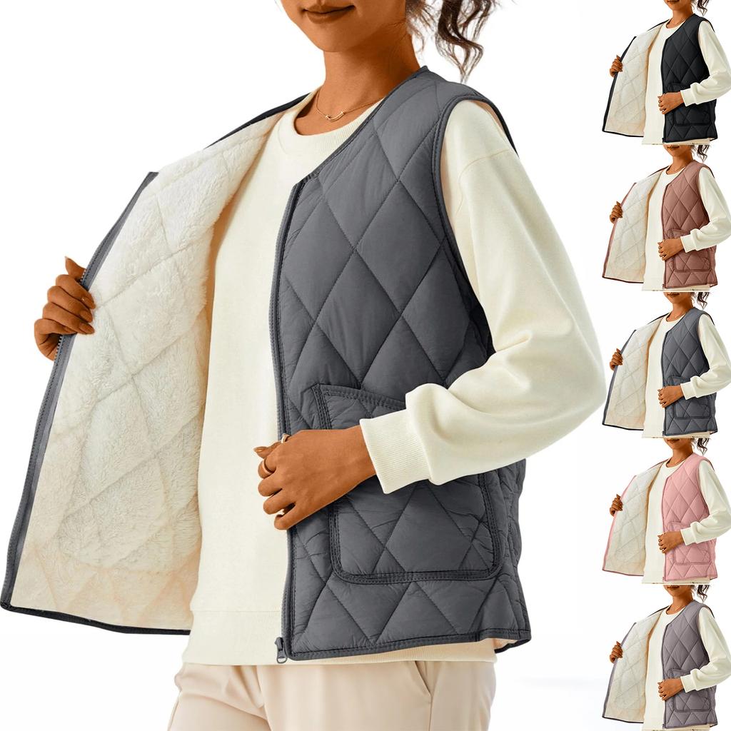 Women's Fashion Light Jacket Stand Collar Multicolor Zipper Button Coat
