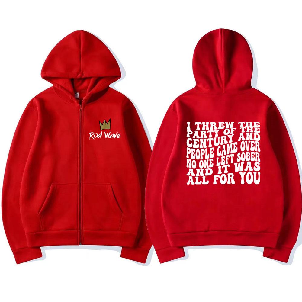 

Рэпер Rod Wave Hip Hop Music Zipper Hoodie Мужская Женская Хип-Хоп Harajuku Fashion Флисовая Толстовка Повседневная Свободная Пальто Уличная Одежда XL