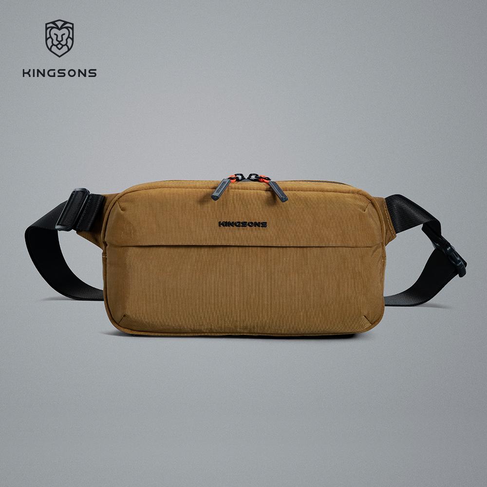 Kingsons Urban Ride Lite Sling Herren Damen Brusttasche Kleine Umhängetasche 420D Nylon Wasserdicht Minimalistisch Reisen Leicht