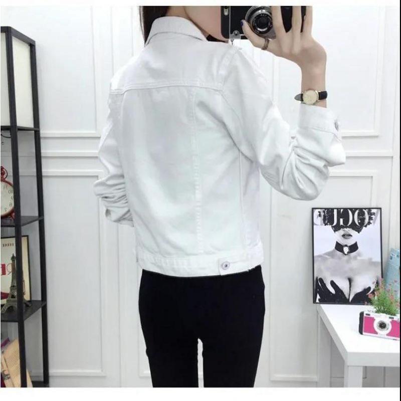 Women's Autumn/Winter Slim Korean Denim Jacket - Trendy, Versatile, Body-Shaping Harajuku Style
