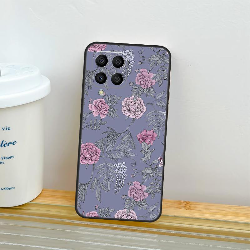 Painting Flowers Nature Leaves Case For Samsung Galaxy M21 M31 M11 M13 M54 M34 M14 M56 M36 M16 M53 M32 M52 M35 M55 M15 M06