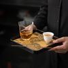 Chinese Creative Tea Tray Retro Water Absorption Serving Coffee Trays Gongfu Kung Fu Teacups Holder Household Teaware Tea Table