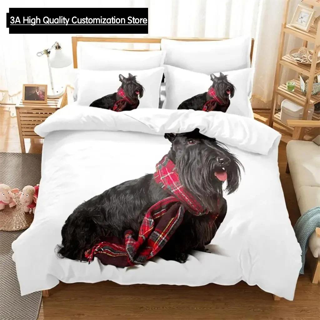 Zestaw pościeli ze zwierzętami Zestaw poszwy na kołdrę Pościel 3D Druk cyfrowy Pościel Rozmiar Queen Modny design