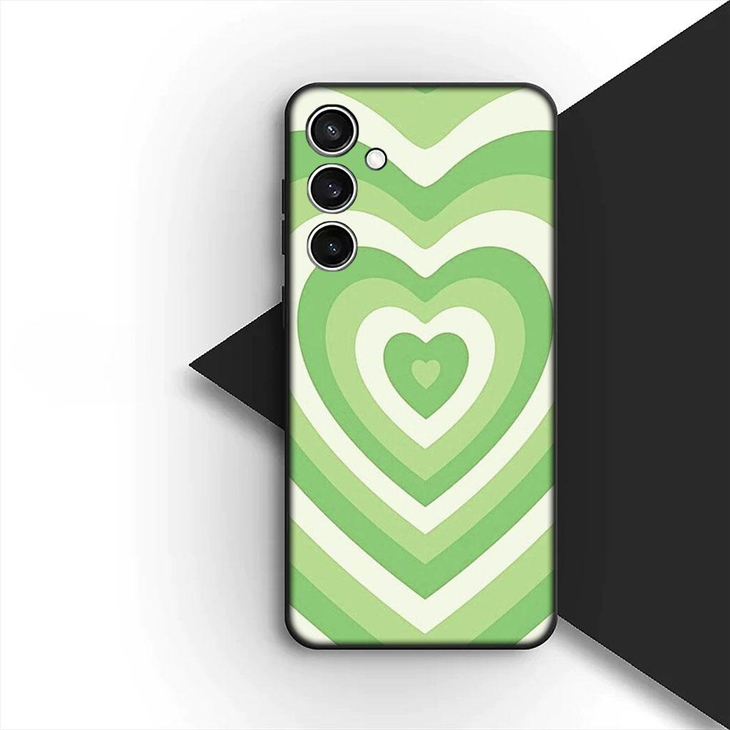 Star Dark Red Heart Love Phone Cover Soft Case for Samsung Galaxy S10 S8 S9 Plus A33 A34 A31 70 A71 A72 Note 20 9 8 S10E Casing