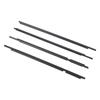 4Pcs Car Window Weatherstrip Seal Belt 75711‑60061 Replacement for Toyota Land Cruiser Prado 120 Series 2003 To 2009