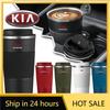 2026 Hot Car Sticker Car Thermos Cup Coffee Mug Stainless Steel Coffee Thermos Mug Badge For KIA KN Rio Sportage Cerato Soul Sor