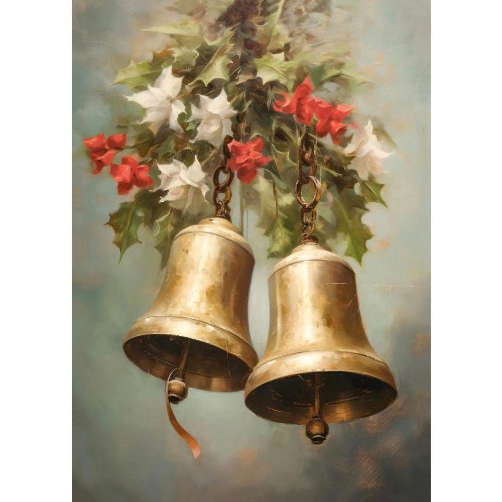 Vintage Christmas Metal Wall Decoration, Holiday Sticker Sign