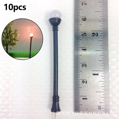 Hållbara Trädgårdslampa Modell Tillbehör Modelljärnväg