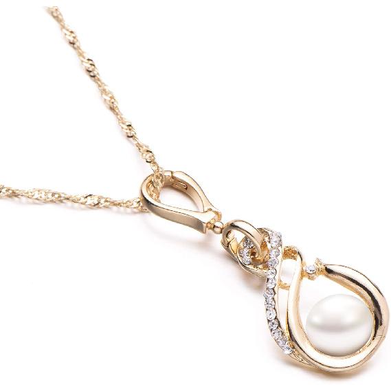 Zpsolution Double Open Pendant Clasp Connectors Bails for Necklace, Charm Holder for Necklace 6pcs Gold