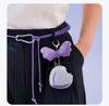 [USED] LE SSERAFIM Mirror Keyring Purple Baskin-Robbins