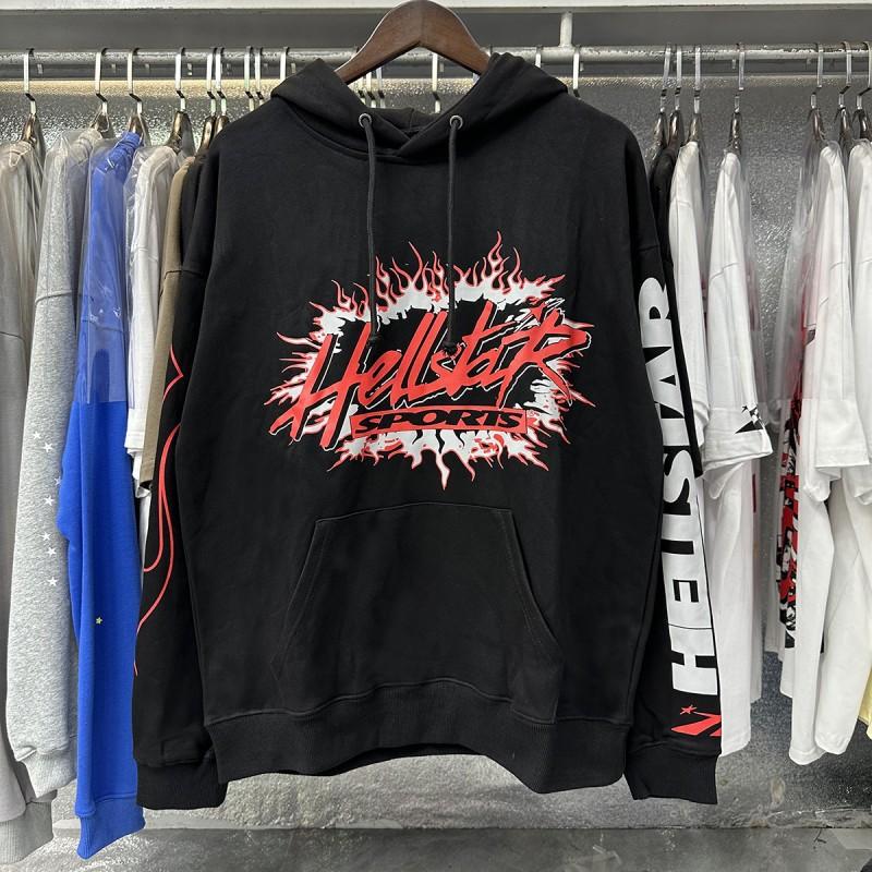 [Autumn and Winter Series] Fog High Street Washing Water Old Heavy Industry Head Printing Casual Sweater Couple Hoodie