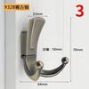 Wall Mounted Clothes Hanger Racks Fashion Bathroom Wall Hangers 2 Hooks Robe Coat Wall Hooks with Screws Furniture Hardware