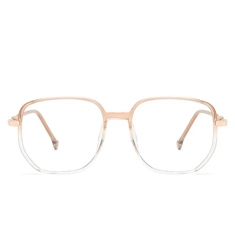 Vintage Reading Glasses Square Metal Frame Women Fashion Optical Eyewear Anti Blue Light Presbyopia Eyeglasses Marcos De