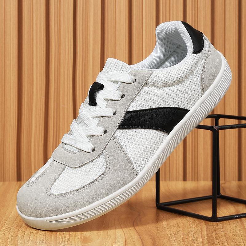 Men's Cross-Border Lightweight Luxury Mesh Barefoot Running Shoes: Plus Size, Breathable, Casual, Outdoor Off-Road Sneakers.