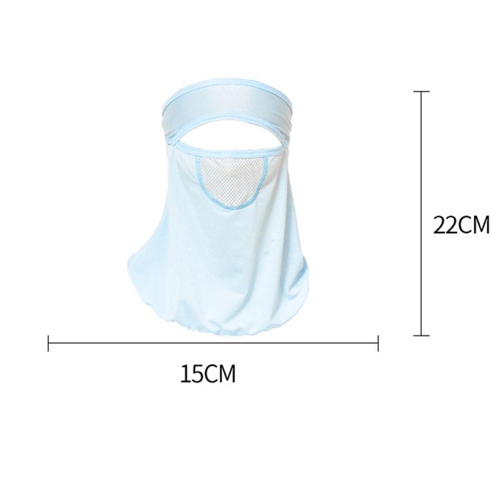 Thin UV Protection Mask Breathable Sun Protection Fashion Traceless Mask  Bike Cycling